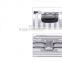 new design hot sale men women urban PC ABS luggage set high quality silver aluminum frame travel trolley bags luggage suitcase