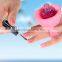 Silicone Diamond Ring Durable Wearable Nail Polish Bottle Holder Rack
