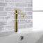 Deck Mounted Polished Surface Finishing Bathroom Faucet