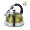 Fashion design drip water filter kettle with colorful coating on body