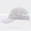 Vintage checked style unisex sample free baseball caps wholesale