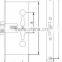 mortise lock set