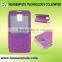 View Window Leather Flip Magnetic Swipe Slide Case Cover for Samsung Note4 Series