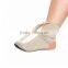 Molded foot drop, flared calf fitting, breathable rehabilitation ankle