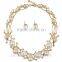 Wholesale Imitation Pearl Glisten Crystal Collar Necklaces for women