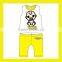 2016 Hot Sell Product Bros Babekit Cotton Yellow For Children Two Pieces Per Set