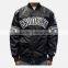 Custom man bomber csutomized satin jacket,baseball made man custom varsity jacket,varsity satin jacket special made for unisex