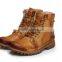 new design high cut leather men shoes