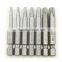 7Size/Set 1/4 Inch Magnetic Pentacle Star Head Screwdriver Bits Electric Screwdriver Bit 50mm Length AR-12