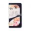 Special Splicing UV Printing Cell Phone Leather Cover for iphone6 with One Card Slot