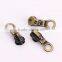 2015 hot sale No.7 auto lock antique brass cheap price zipper slider