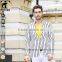 New stylish products one button black and white striped pattarn leisure blazers jacket menswear                        
                                                Quality Choice