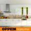 Flower Paint Colorful Lacquer Finish Open Kitchen Cabinet