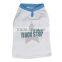 Fashion Summer clothes Wholesale small dog t-shirt