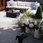 Grey color hollow wpc decking