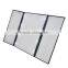Three side foldable traveling lighted table stand mirror