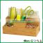 Fuboo Bamboo stationery storage organizer box