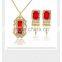 Noble & unique bride jewelry set