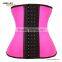 New pink reducing trimming waist trainer training corsets