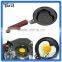 Heart shaped mini non-stick egg frying pan, cheap cartoon mini omelette frying pan