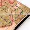 Retro Map Globe Designer Book Style Leather Case For Samsung Tab S T700