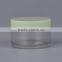 Oval Disposable Plastic Jar for Chemical Products cosmetic packaging