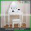 American Style Wooden Dressing Mirror Table