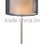 Hot sale modern contracted hotel bedside desk lamp with square fabric shade desk lamps