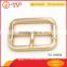 Simple metal gold plated pin belt buckles for garment and handbags