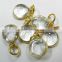 925 Silver crystal Quartz Gemstone Pendant