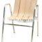 plastic wood garden dining chair and table, best quality outdoor dining set