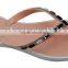 2016 New arrival pcu outsole beach flip flop slippers for women