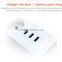 Europe Type 3 Power Strips with 3 USB Socket