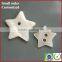 Fancy two holes white star shaped trocas abalone shell buttons for clothing like stars