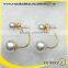 cheap price pearl designs fake double pearl earring