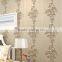 European Pastoral Wallpaper Stripes 3D Non-woven Wallpaper Concrete Wall