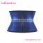 Blue big hooks rubber waist shaper waist training corsets for sale