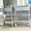 High quality medical trolley for dentist,mobile stainless steel trolley