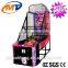 Hot sale quality arcade coin operated kids basketball game machine