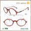 New round shape red color kids eyeglasses,distort meterial TR baby optical frame