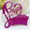 B49 Hot 2015 laser heart shaped place tableware card for wedding table favours decoration