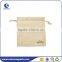 Hot sale recycable linen recycle bag with drawstring for promotion