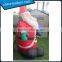 Inflatable decoration model santa claus with gift box christmas product for sale