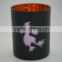HALLOWMAS COLORFUL GLASS CANDLE HOLDER IN D 3 X H4 CM