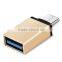 Factory aluminum alloy usb3.1 Letv Type - c OTG adapter positive and negative double Quality C