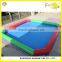 2015 hot sale 10x10m inflatable swimming pool with slide price
