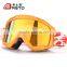 High quality TPU frames snow goggles with dual PC lens