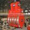 drop forged hardware alloy steel/carbon steel lifting hoist five wheel close ring type steel lifting hoist pulley block