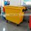 Colored eco-friendly wheelie bins with wheels /1100litregarden usage plastic rubbish container