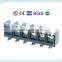 PCB Barrier Curve Terminal Block with Transparent Cover KDT75W 600V 40A 13mm Pitch